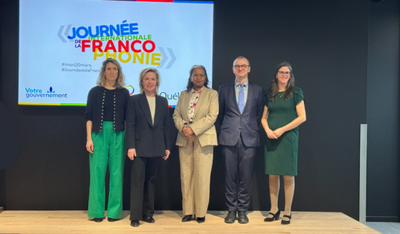 Photo officielle lors de la JIF à Québec