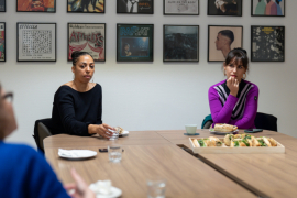 Lisette Lombé et Myriam Leroy © WBI - Élodie Meunier