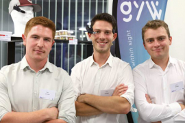 Pierre Jenchenne, Nicolas Dessambre et Antoine Malherbe, fondateurs de Get your Way © Michel Houet TILT
