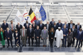 Le Bureau de l’APF réuni à Bruxelles, en janvier 2024 / © DR